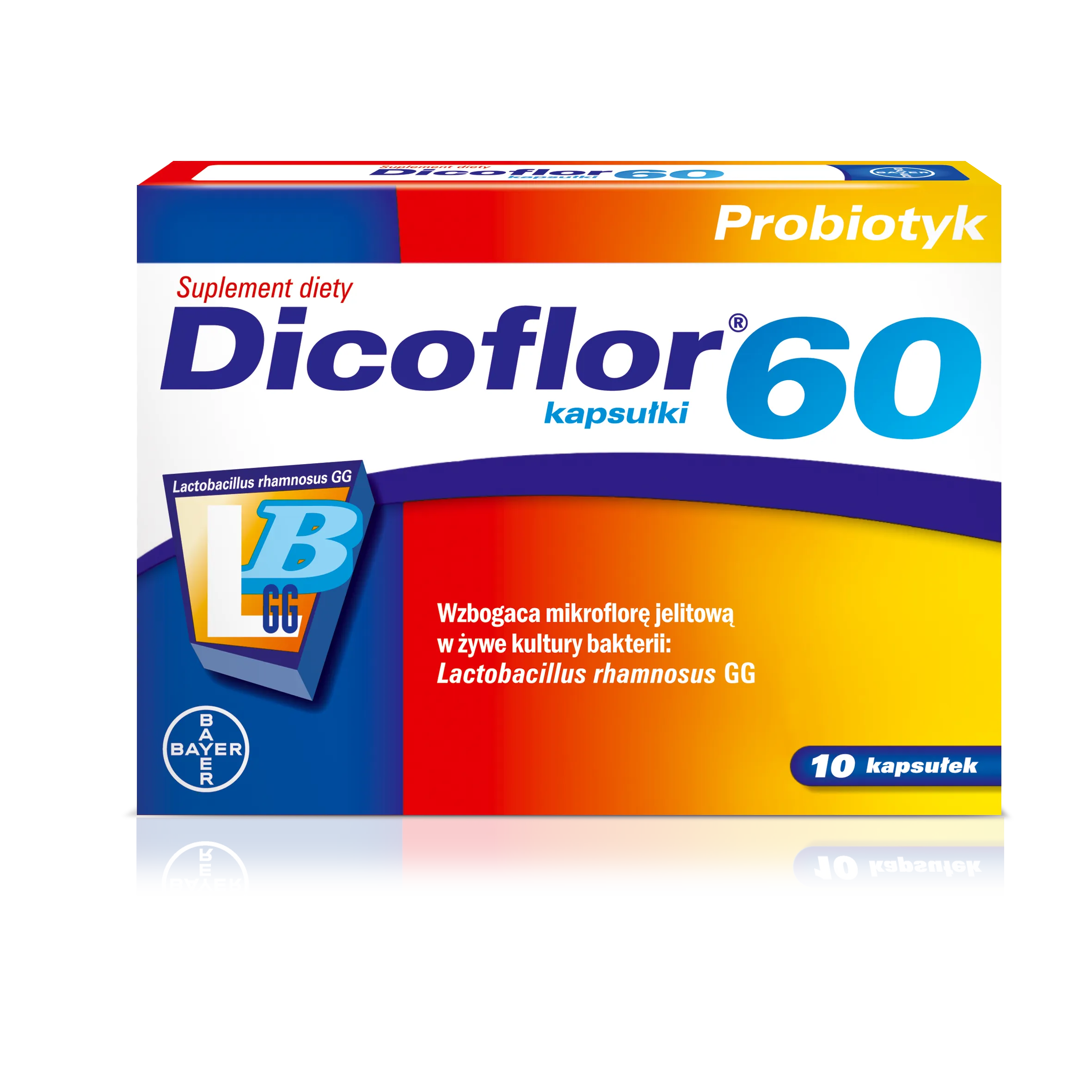 Dicoflor 60,suplement diety, 10 kapsułek