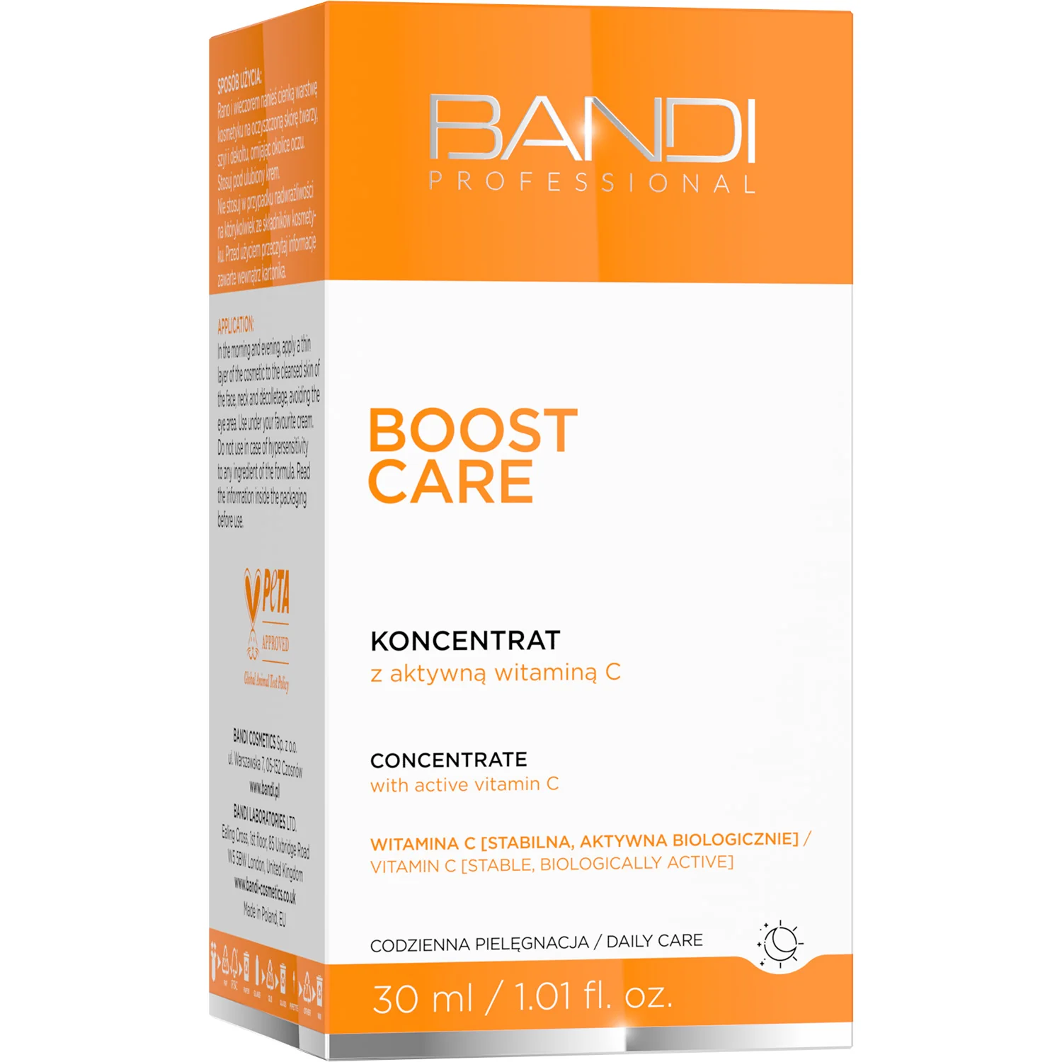BANDI Boost care. koncentrat z aktywną witaminą C, 30 ml