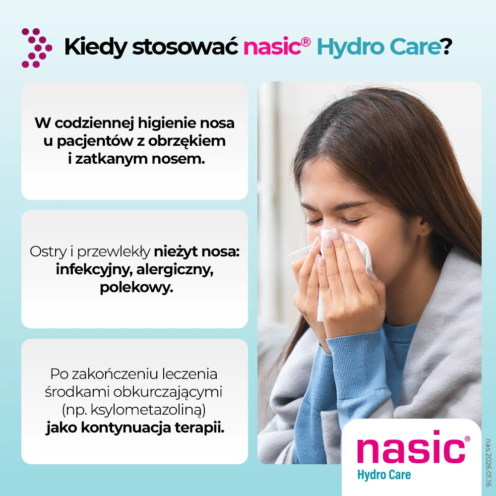 Nasic Hydro Care aerozol do nosa, 15 ml