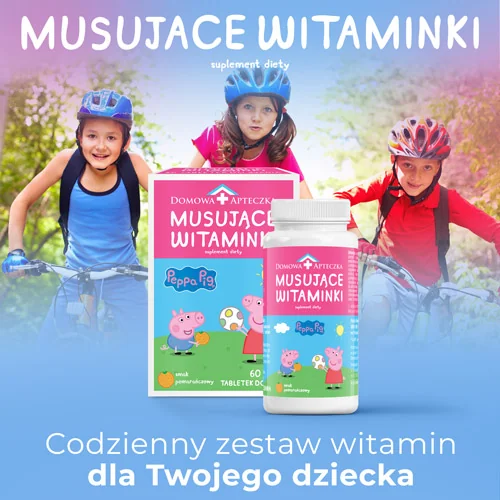 Domowa Apteczka Musujące Witaminki 60 tabletek do ssania
