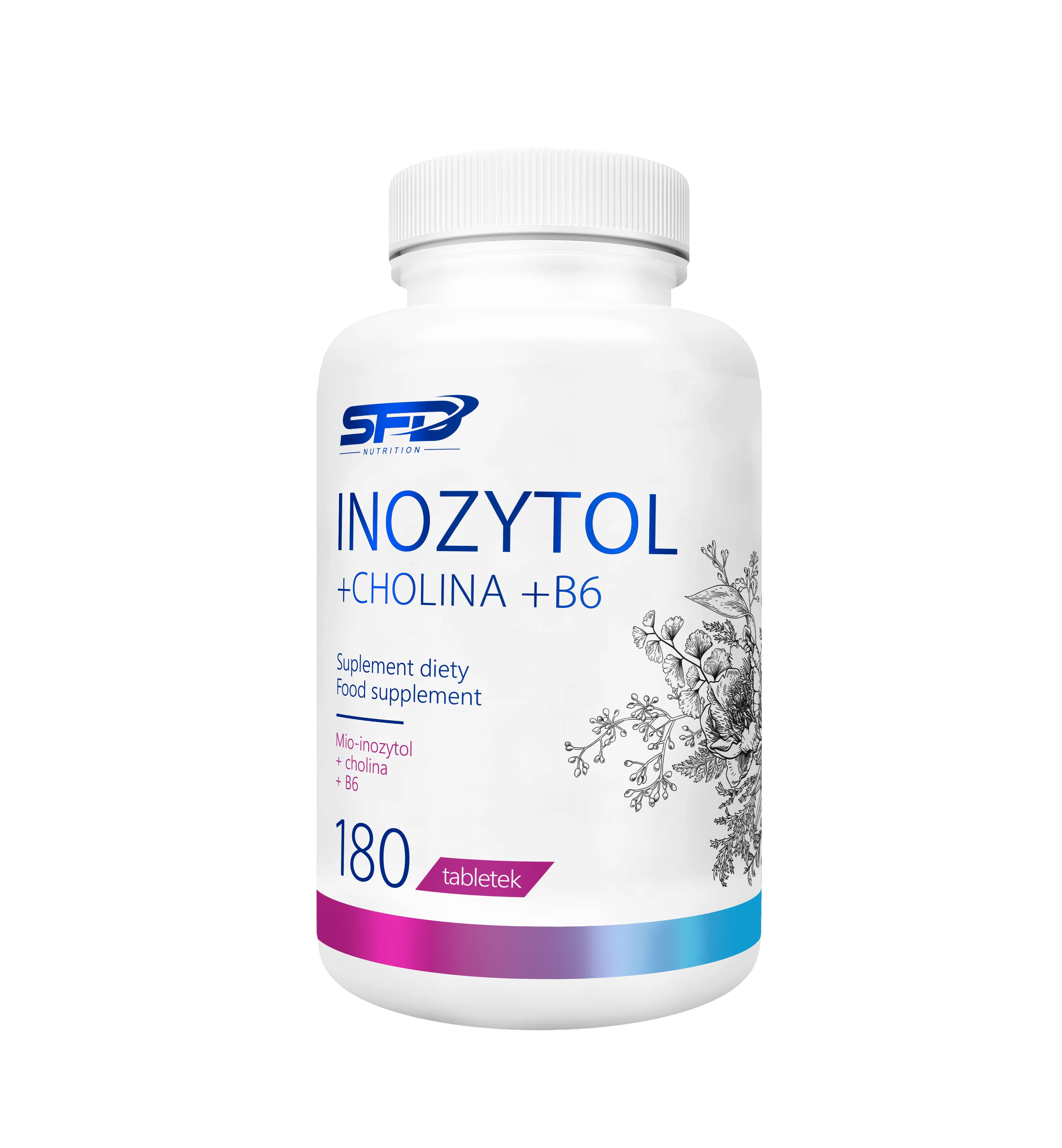 SFD Inozytol + Cholina + B6 180 tabletek