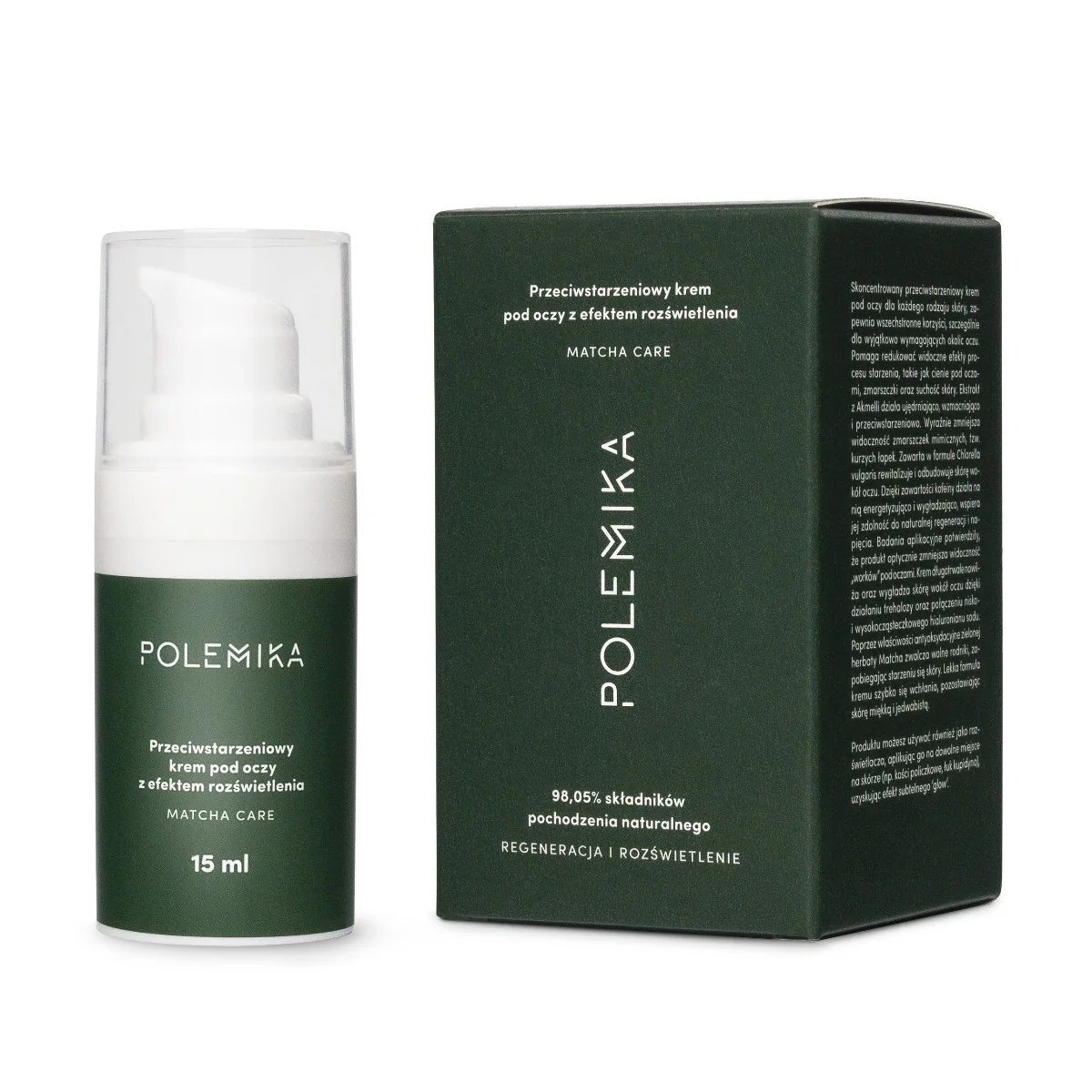 Polemika Przeciwstarzeniowy krem pod oczy, 15 ml