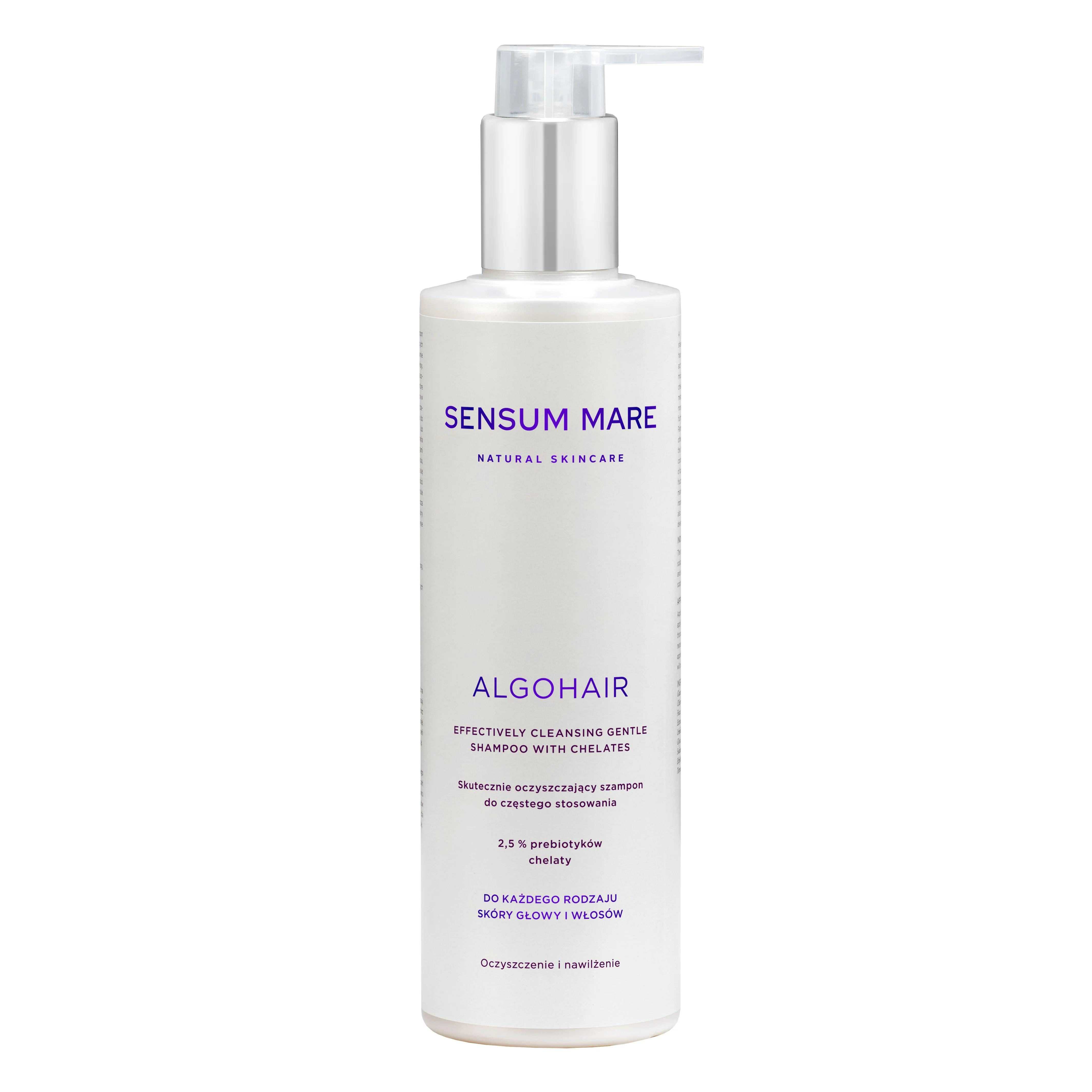 Sensum Mare Algohair skutecznie oczyszczający szampon do częstego stosowania, 250 ml