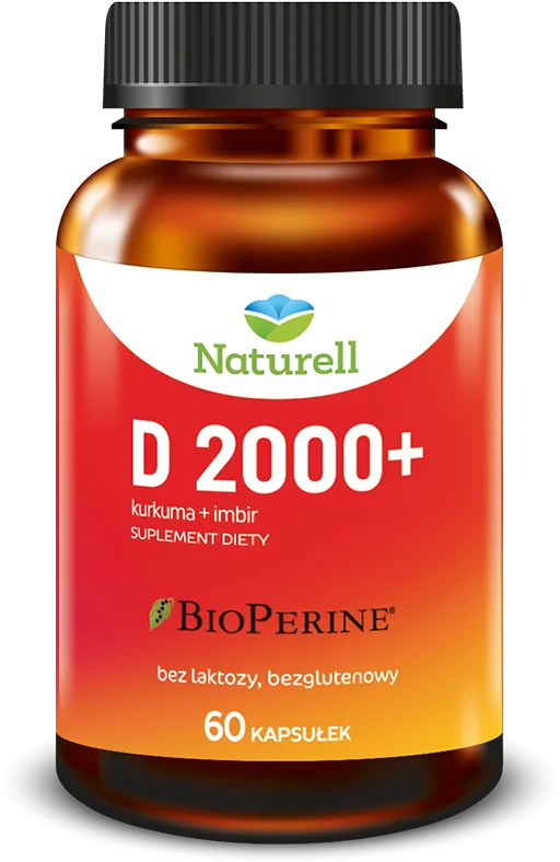 Naturell Witamina D 2000+ 60 kapsułek
