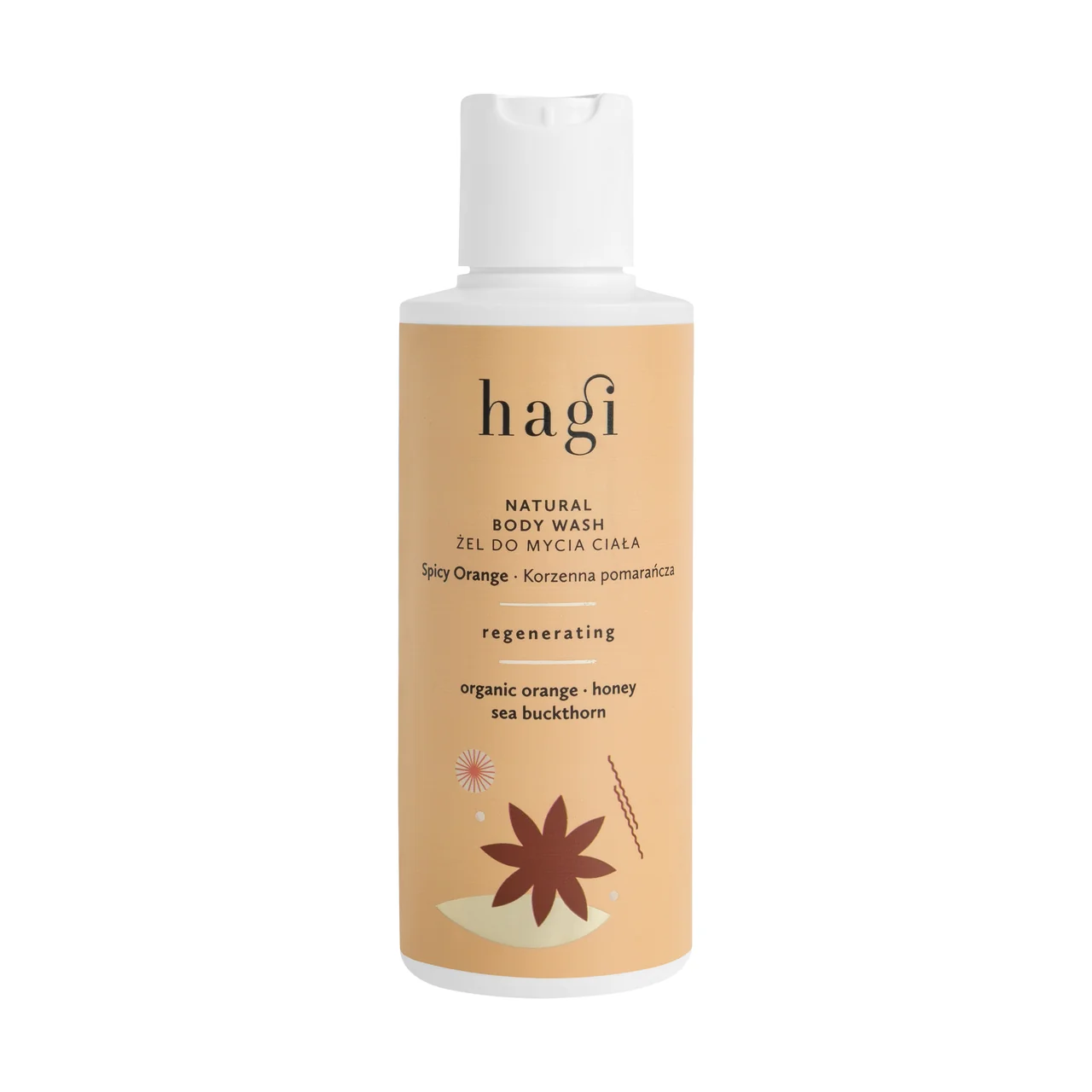 Hagi Korzenna Pomarańcza naturalny żel do mycia ciała, 150 ml