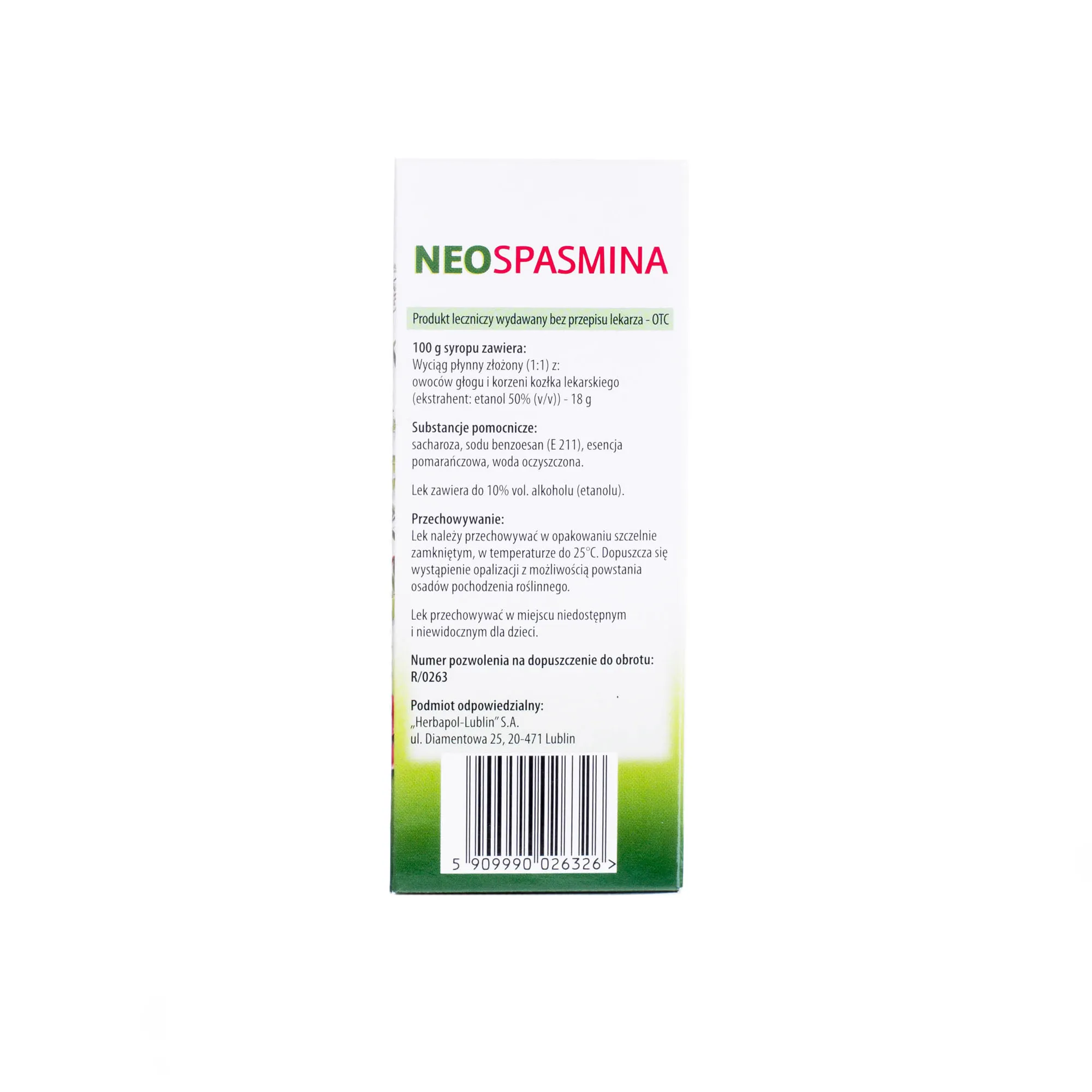Neospasmina, syrop, 119 ml 