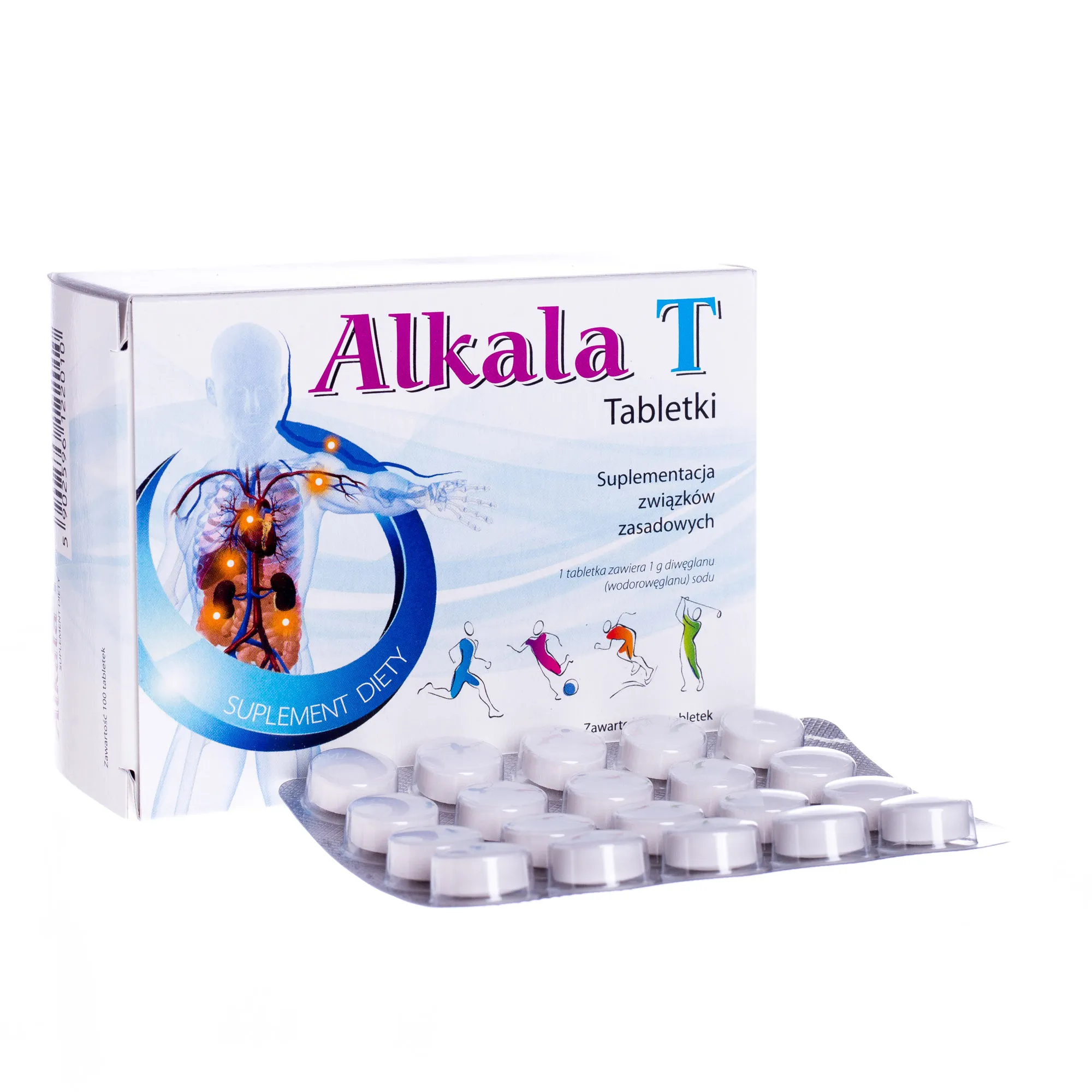 Alkala T Tabletki, suplement diety, 100 tabletek 