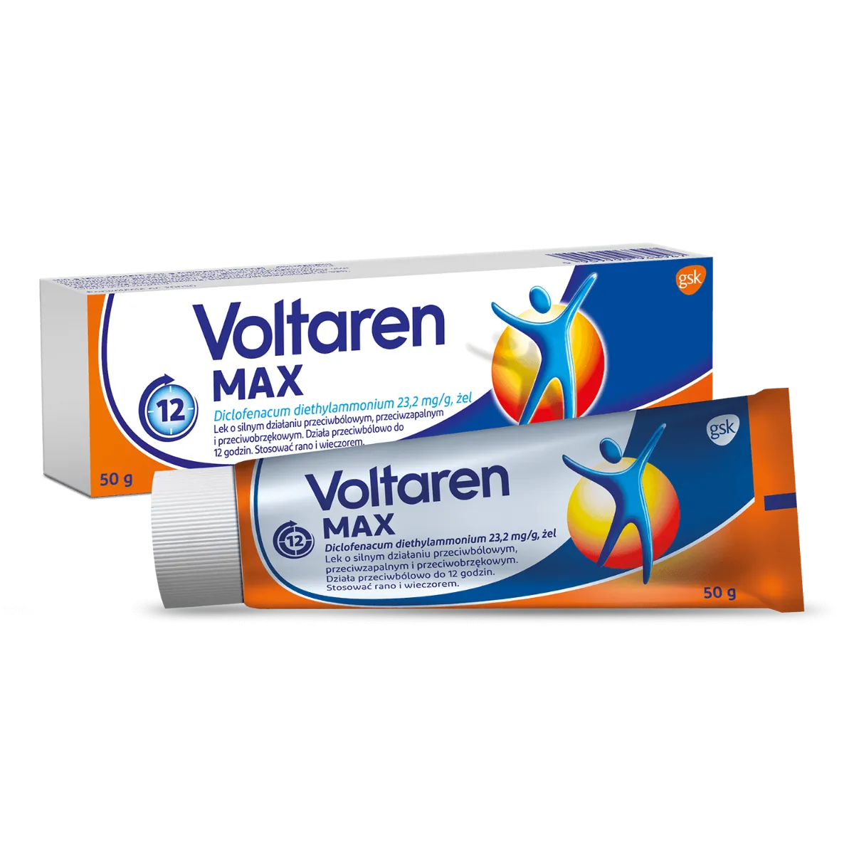 Voltaren Max, 23,2 mg/g, żel, 50 g 