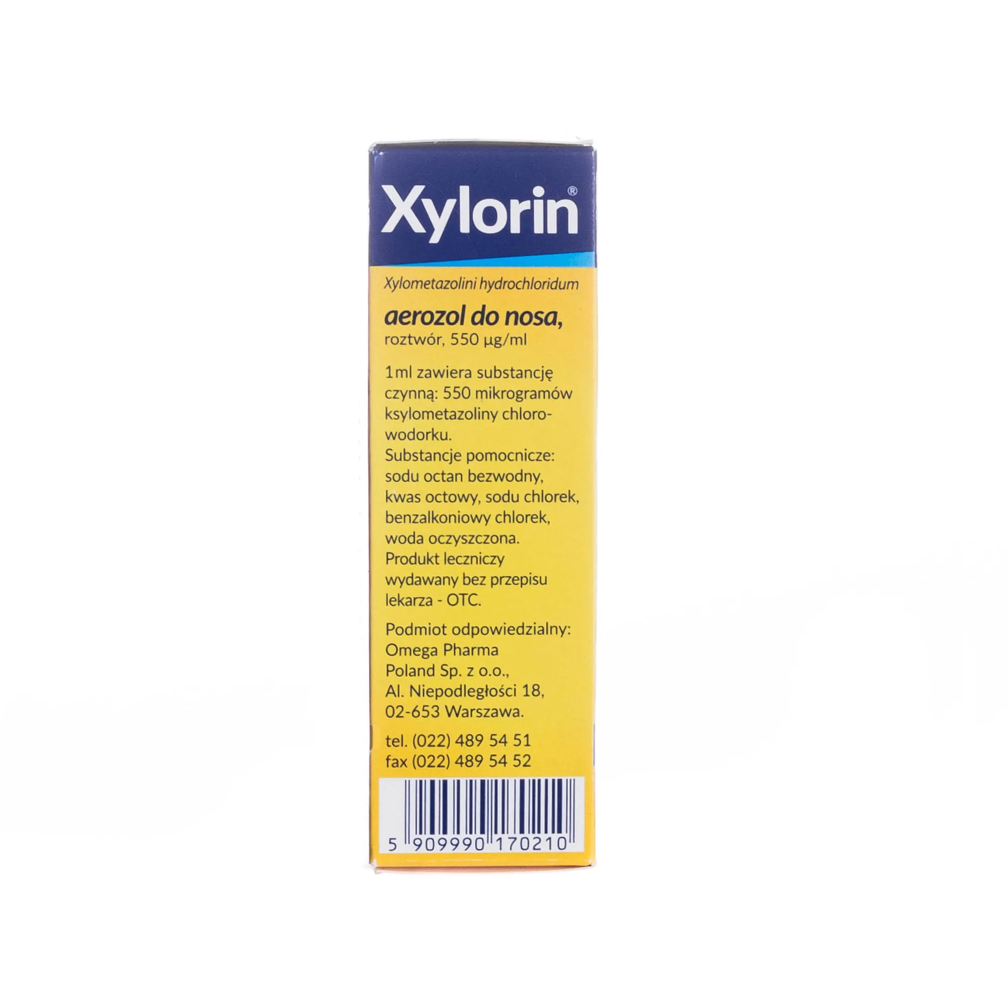 Xylorin - aerozol do nosa, 200 dawek, 18 ml 