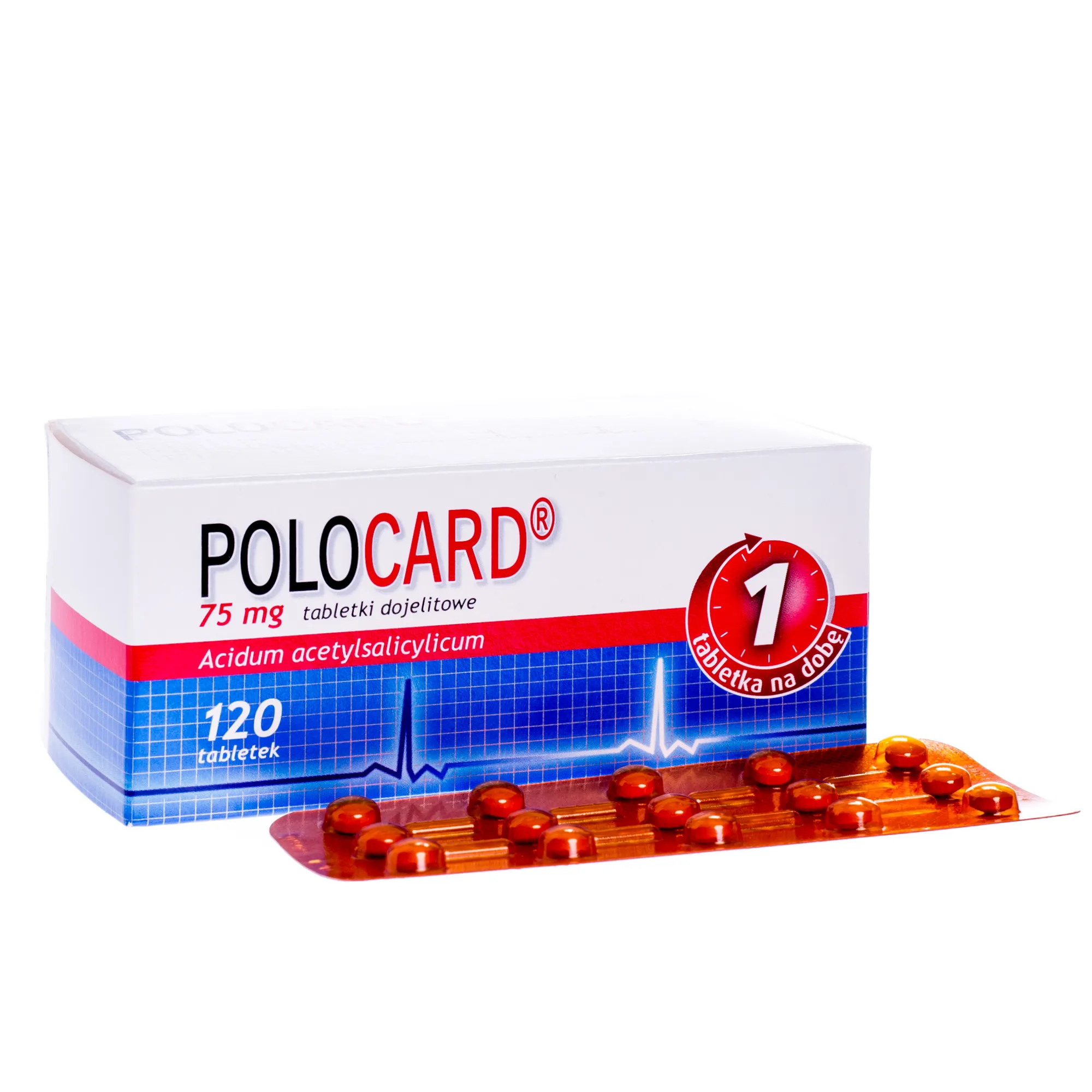 Polocard 75 mg, 120 tabletek 