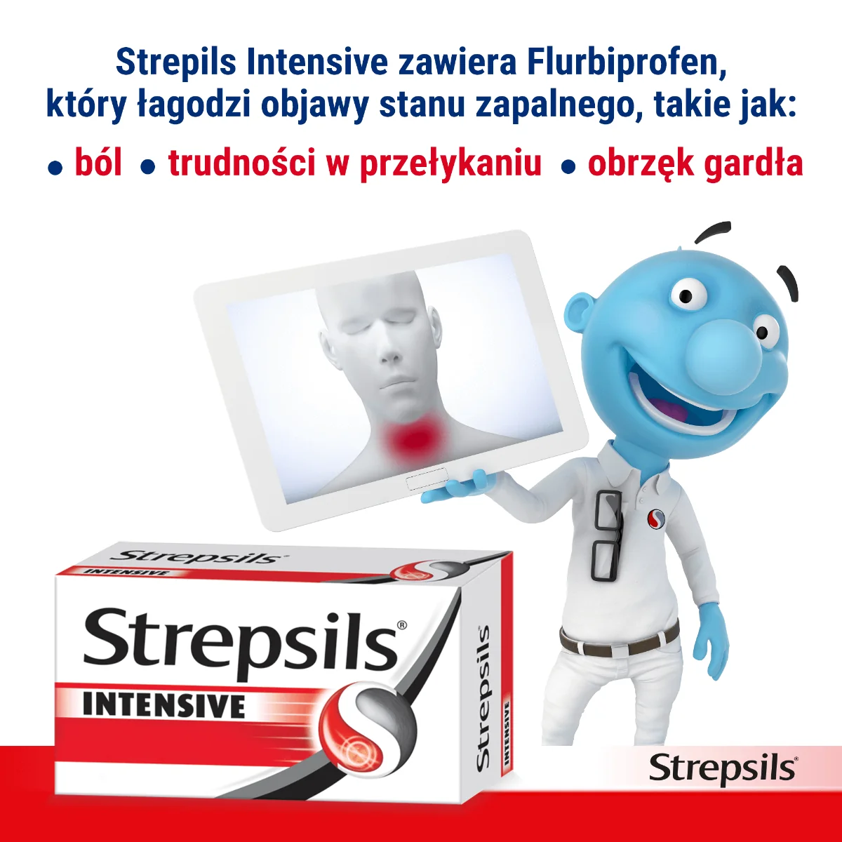Strepsils Intensive 8,75 mg 36 tabletek do ssania