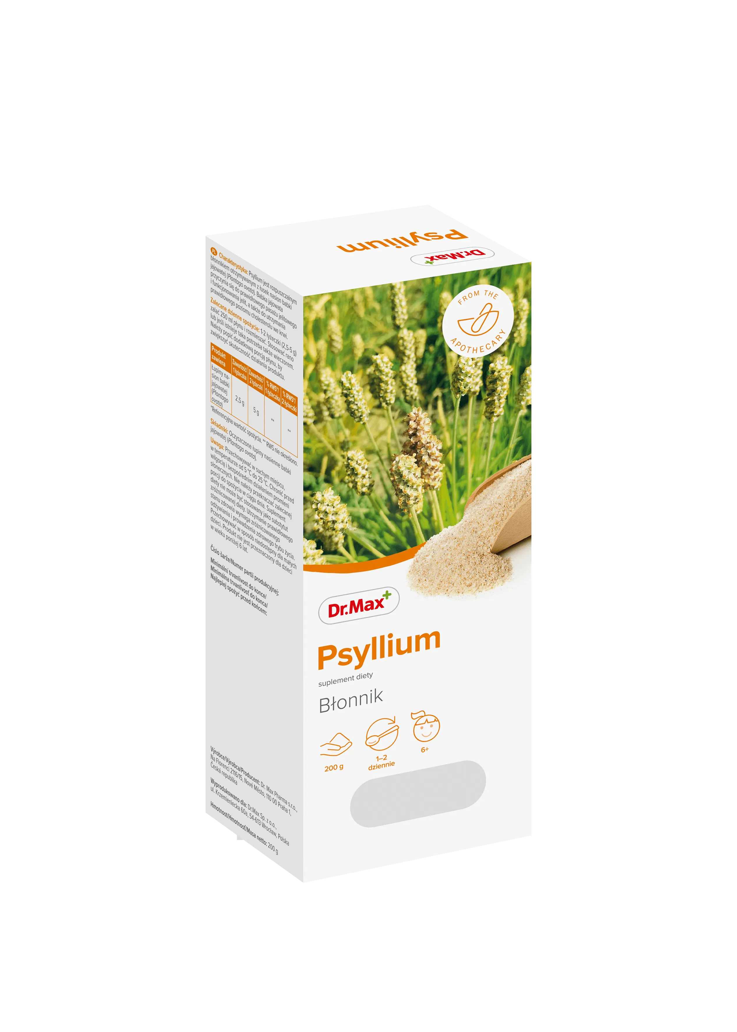 Psyllium Dr.Max, suplement diety, 200 g