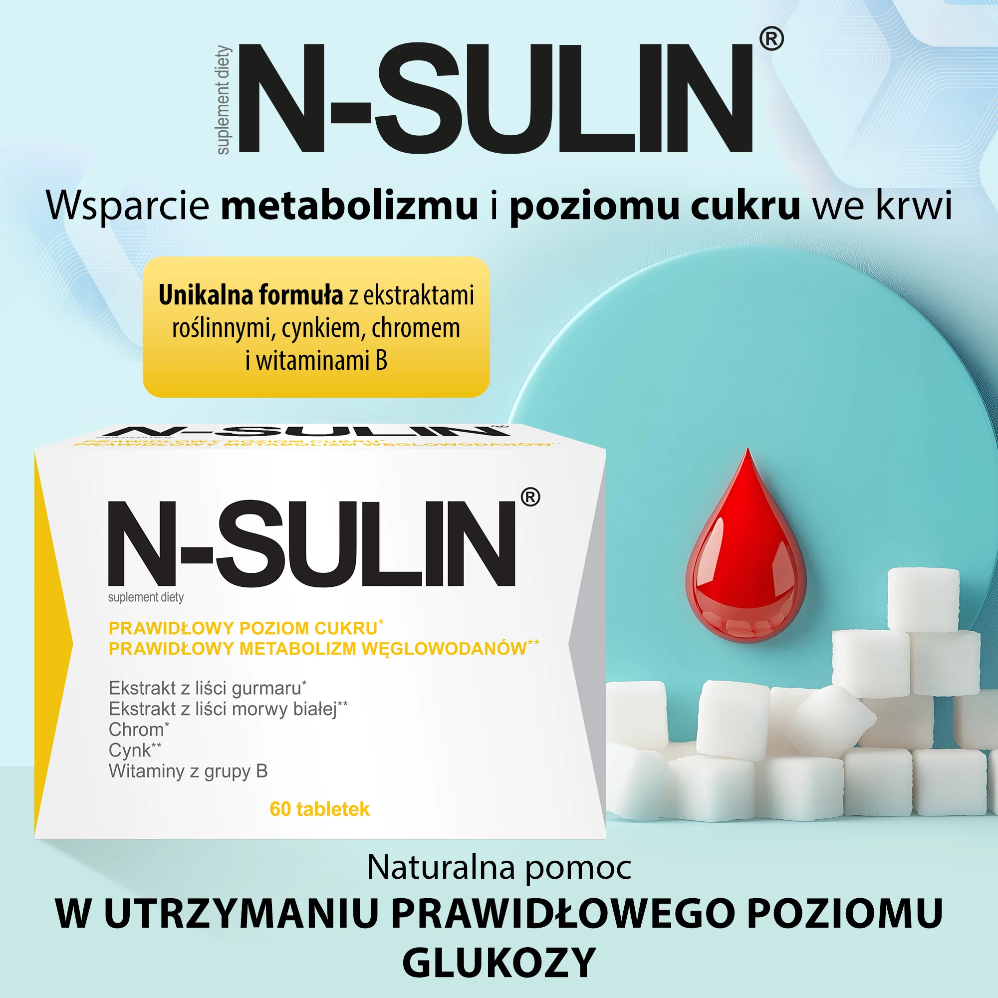 Domowa Apteczka N-SULIN® 60 tabletek
