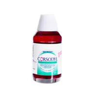 Corsodyl - syrop przeciwbakteryjny o smaku miętowym, 300 ml