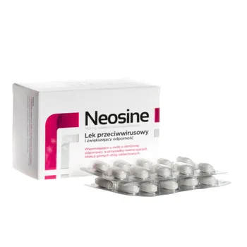 Neosine 500mg, Lek przeciwwirusowy i zwiększający odporność, 50 tabl. 