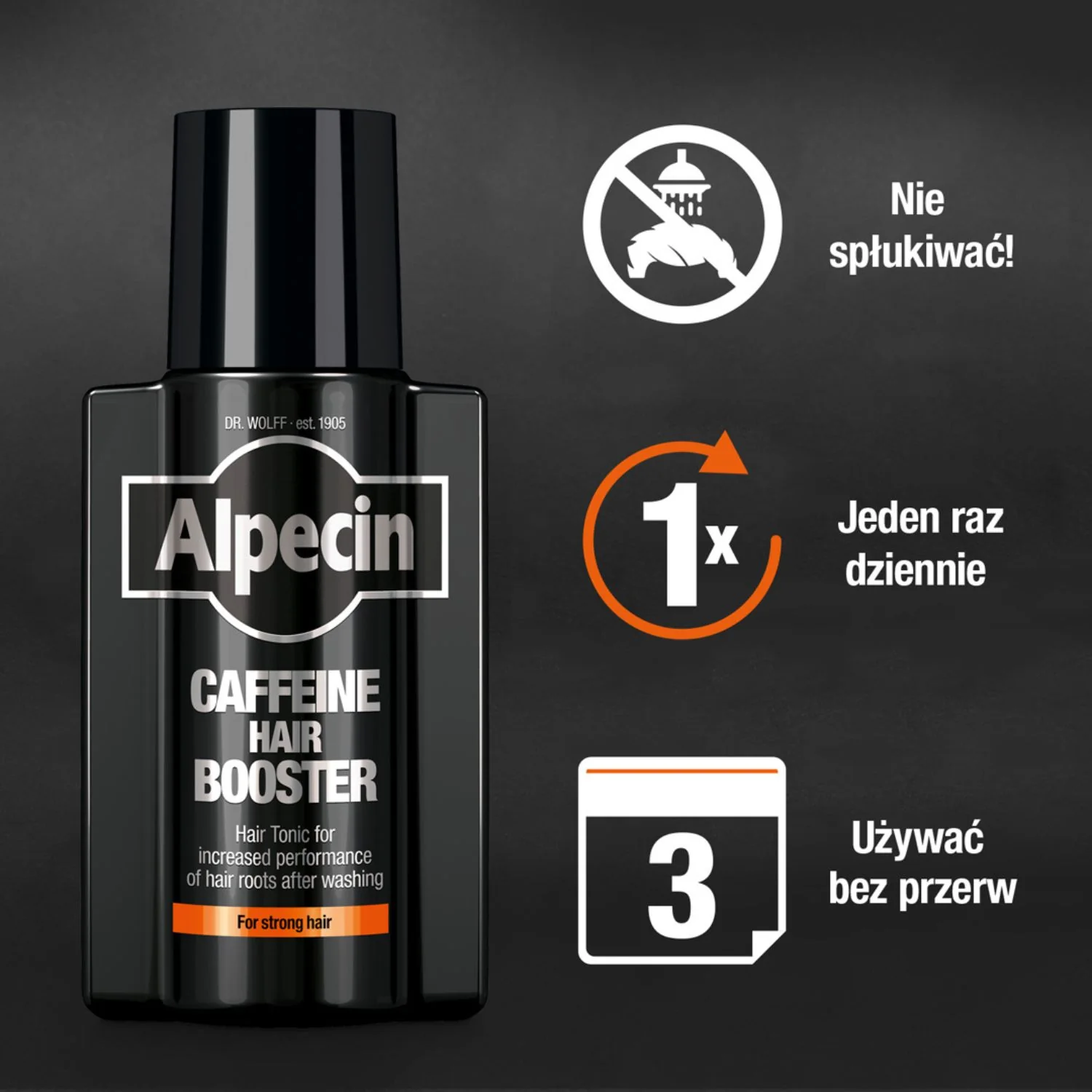 Alpecin Coffein Hair Booster serum dla mężczyzn, 200 ml