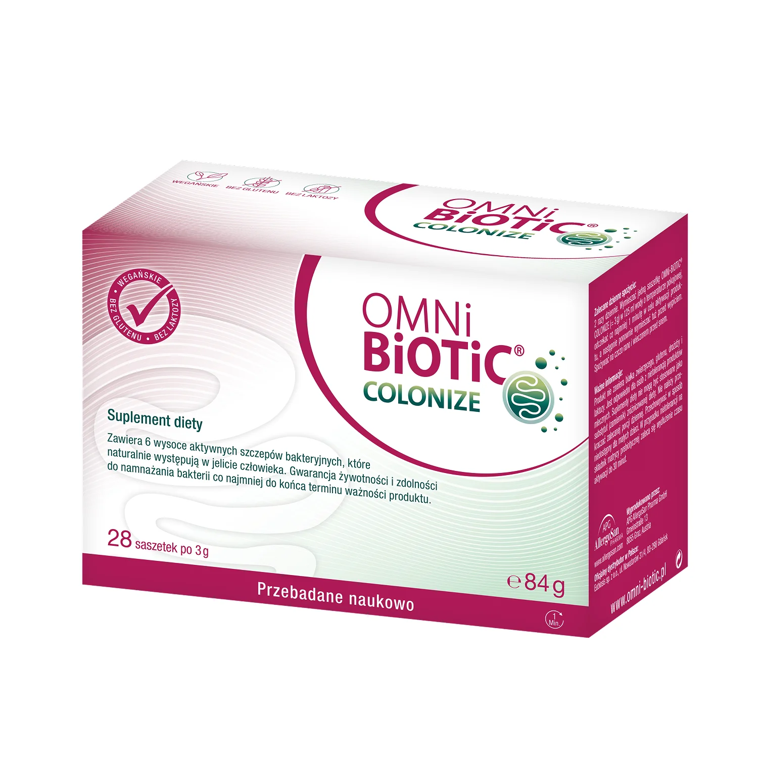 OMNi-BiOTiC® COLONIZE suplement diety, proszek w saszetkach, 28 szt. x 3 g