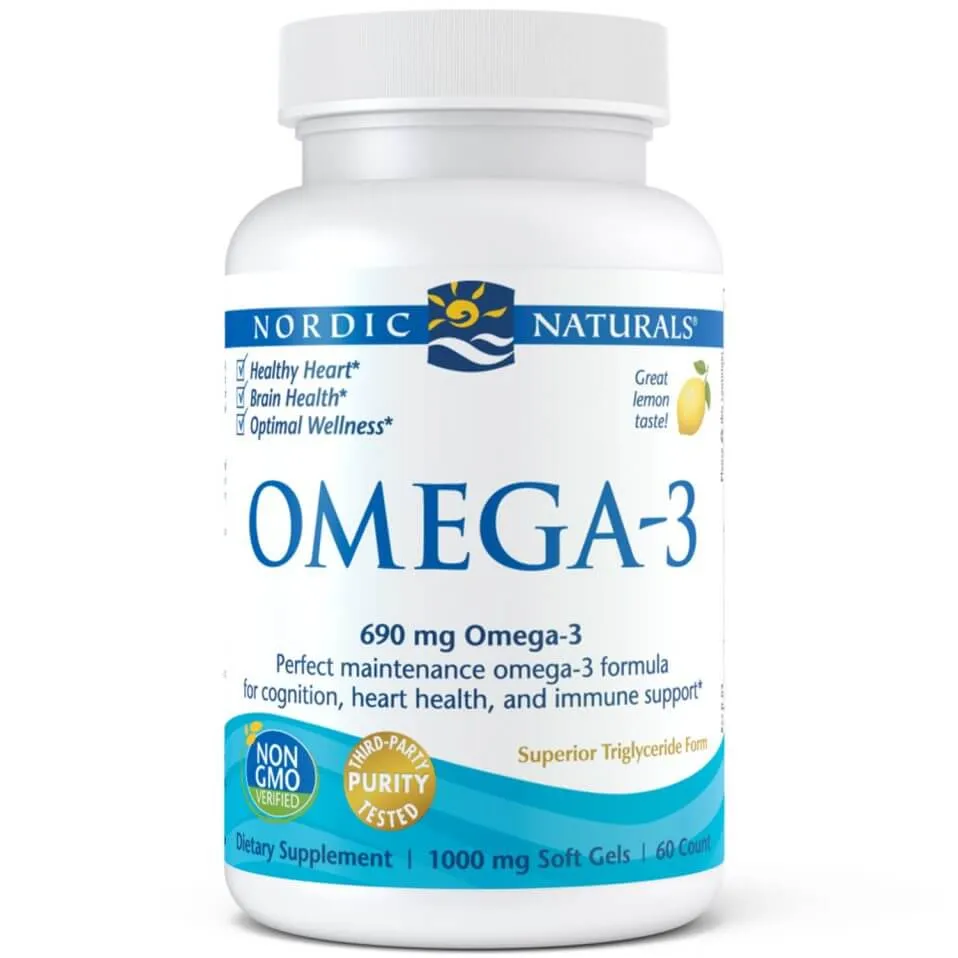 Nordic Naturals Omega-3, suplement diety, 60 kapsułek