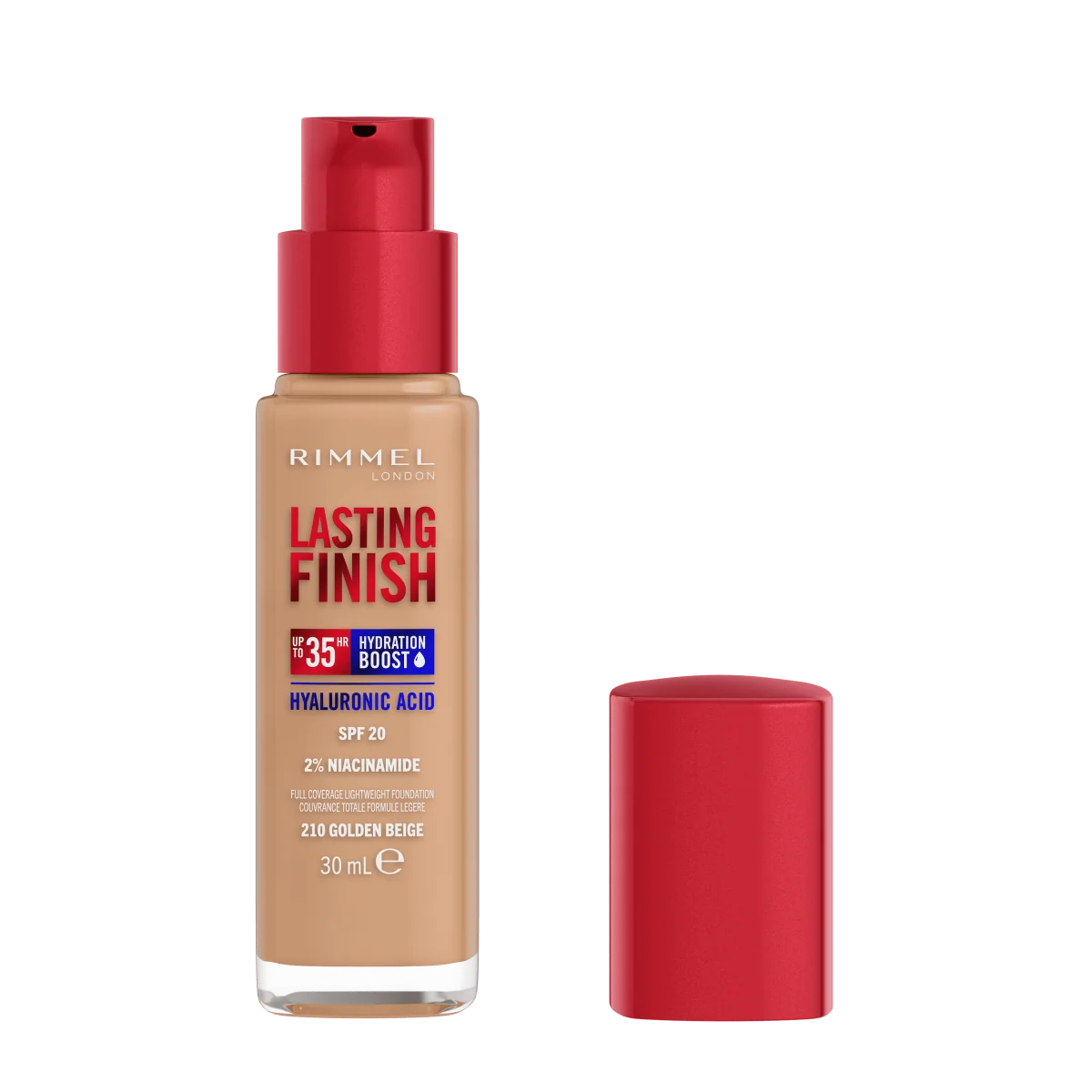Rimmel Lasting Finish Foundation Podkład do twarzy nr 210 Golden Beige, 30 ml