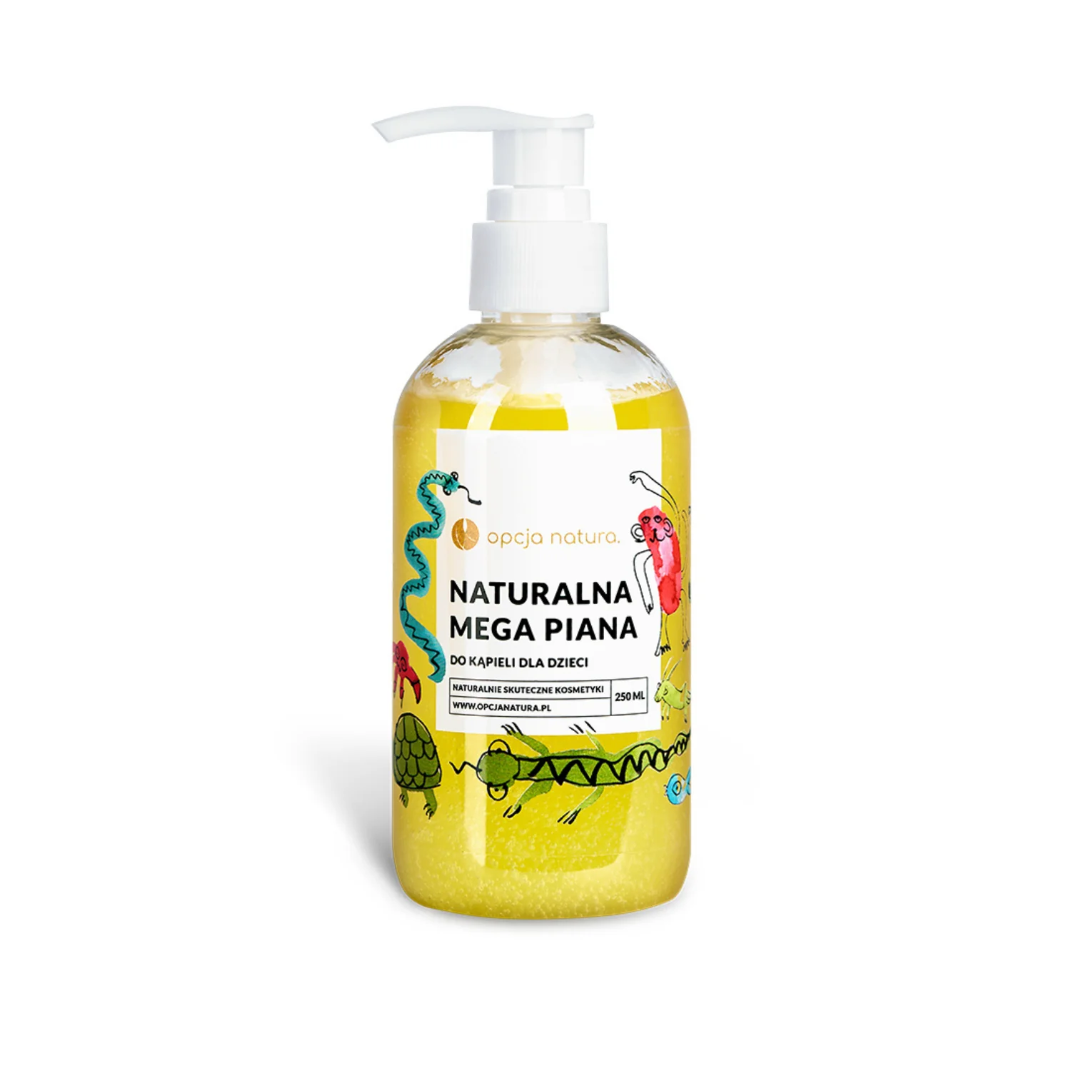 Opcja Natura Naturalna Mega Piana do kąpieli dla dzieci, 250 ml