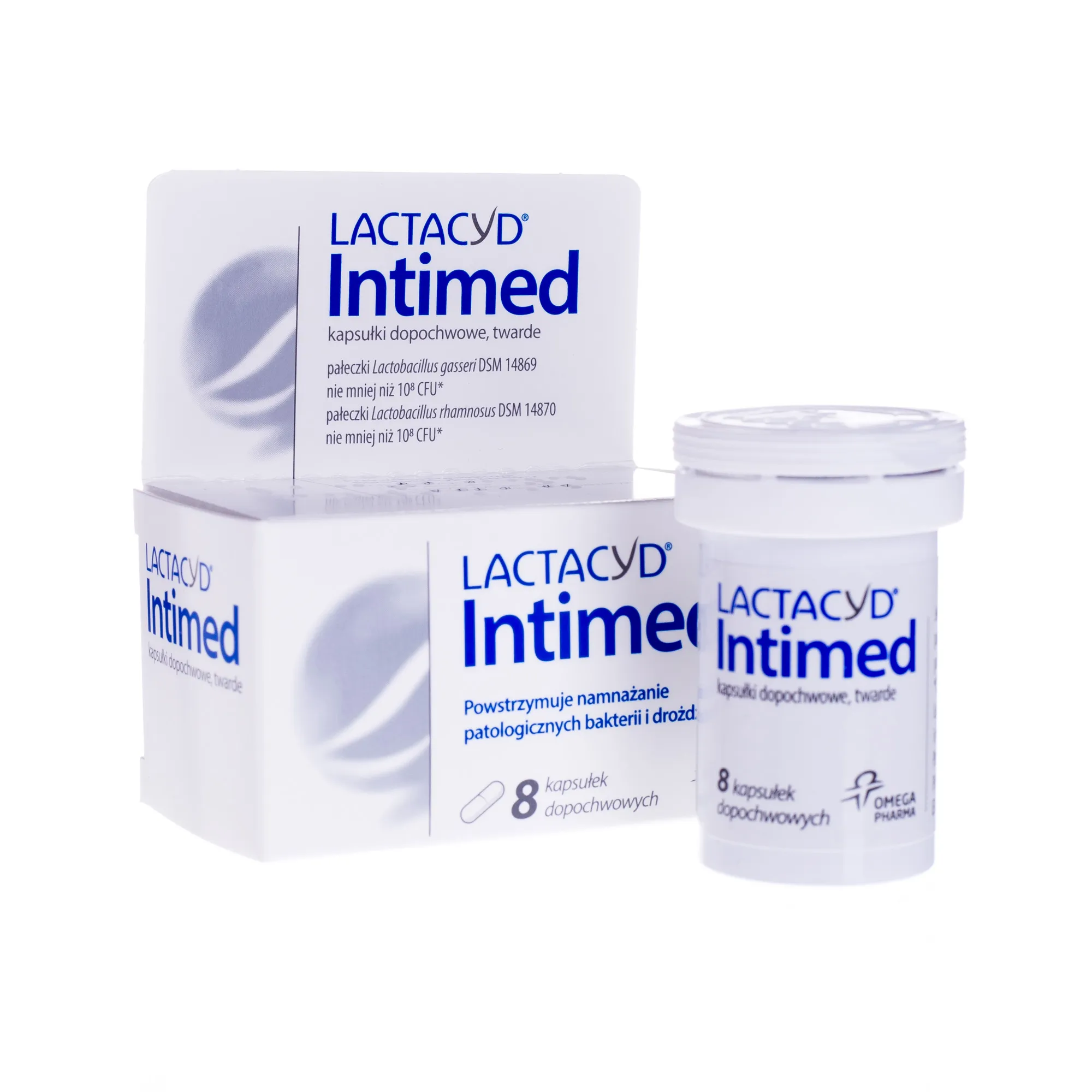 Lactacyd Intimed, 8 kapsułek dopochwowych 