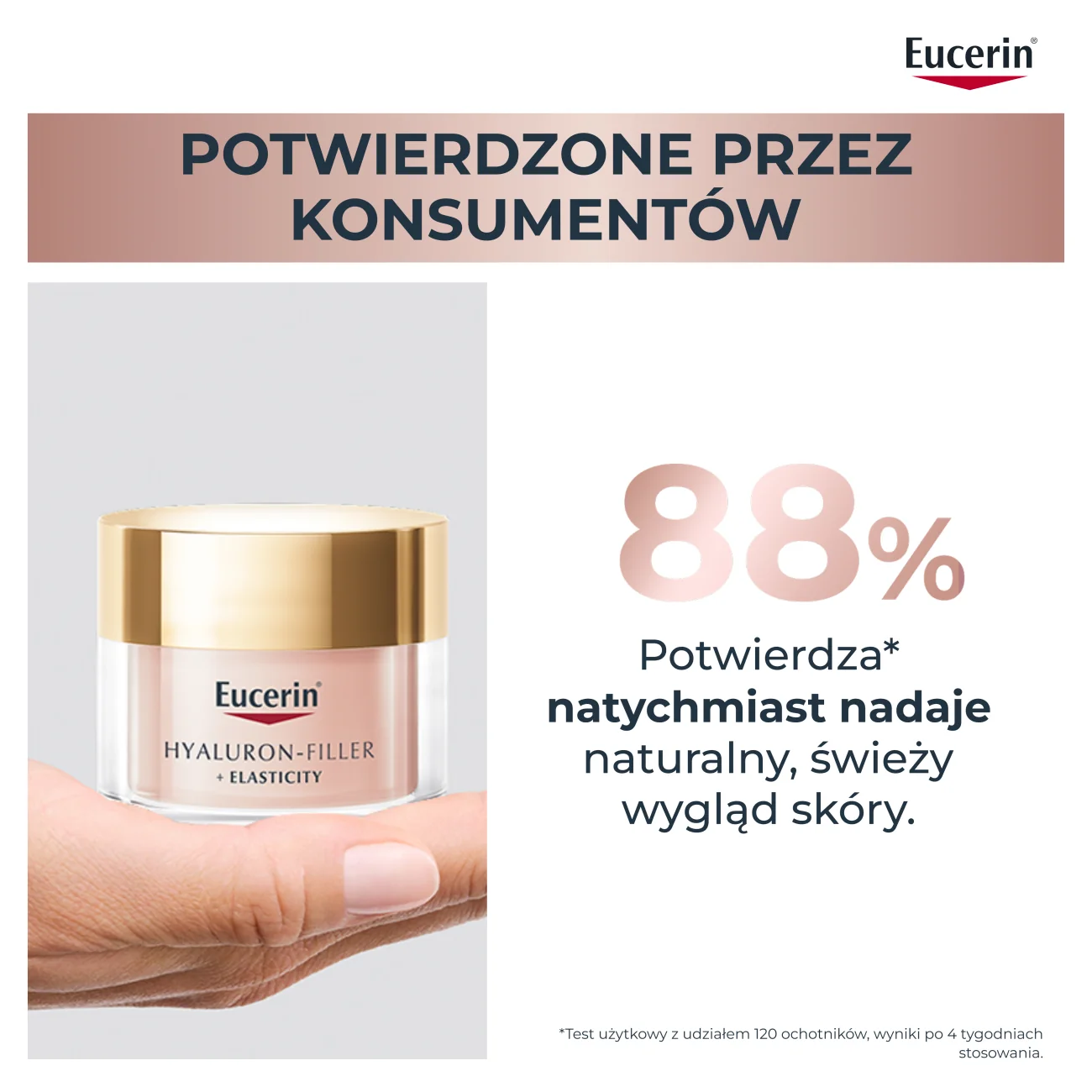 Eucerin Hyaluron-Filler + Elasticity Rose Krem na dzień z SPF 30, 50 ml