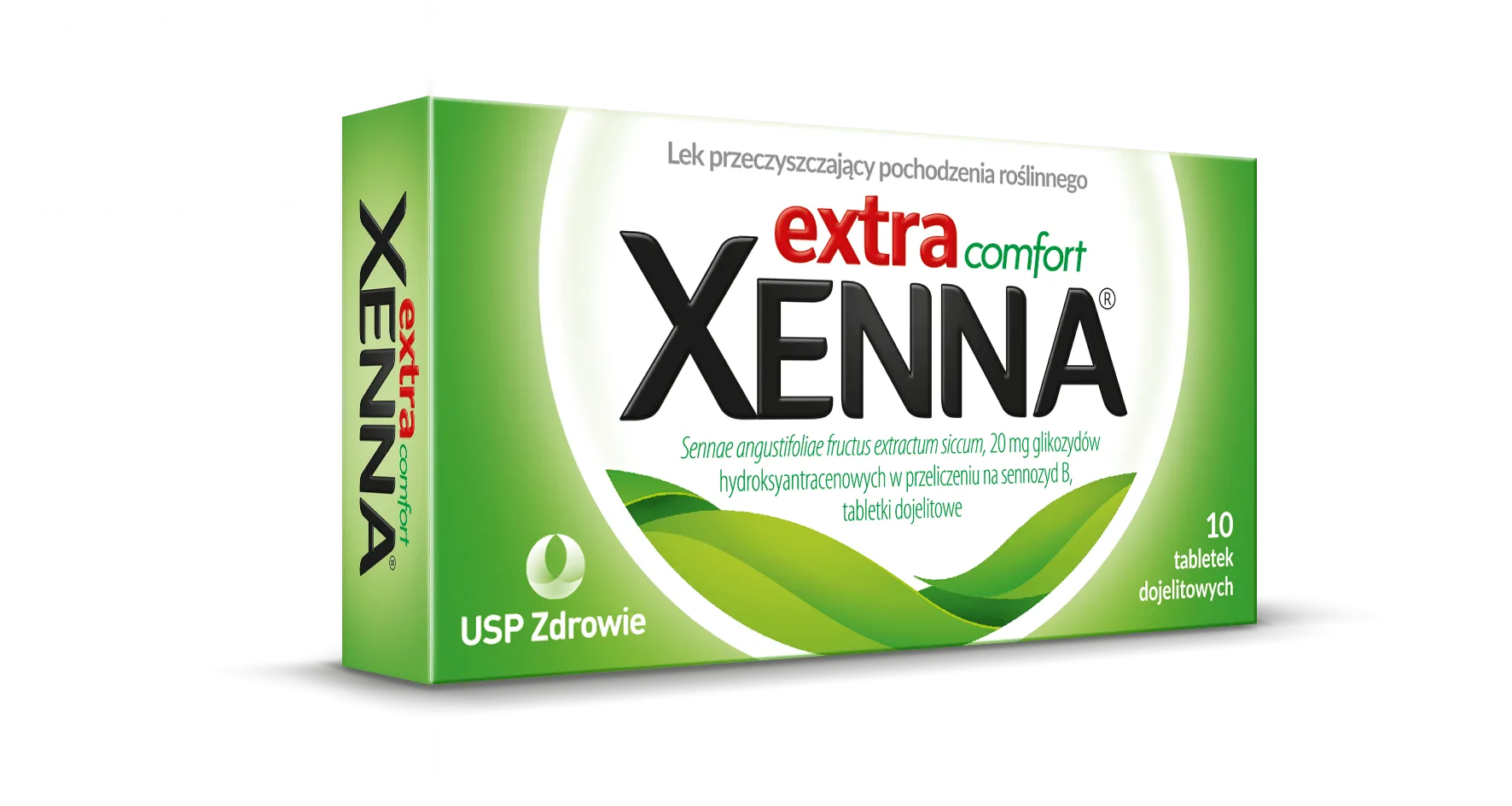 Xenna Extra Comfort, lek przeczyszczający pochodzenia roślinnego, 10 tabletek dojelitowych
