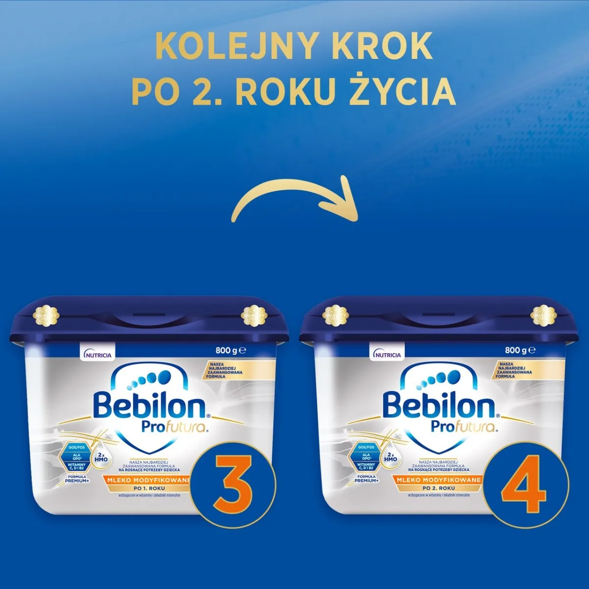 Bebilon Profutura 3, mleko w proszku modyfikowane po 1. roku, 800 g 