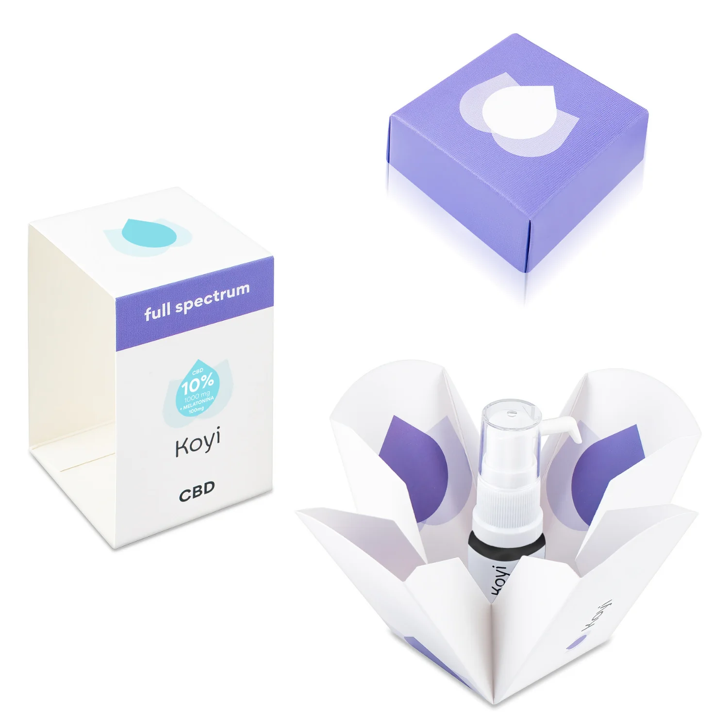 Koyi Olejek konopny CBD 10% + Melatonina 10 ml
