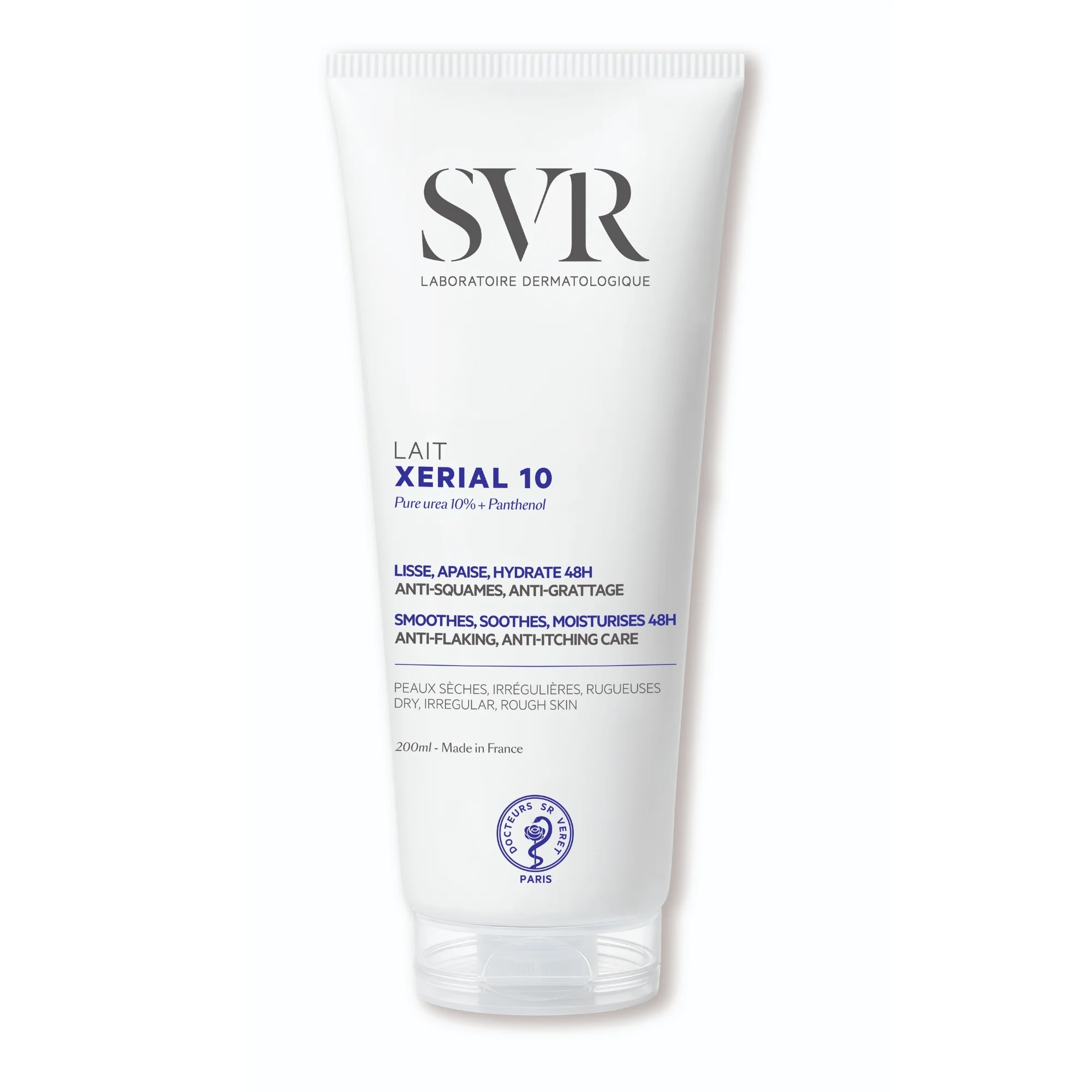 SVR Xerial 10 Lait Corps intensywnie nawilżające mleczko do ciała, 200 ml