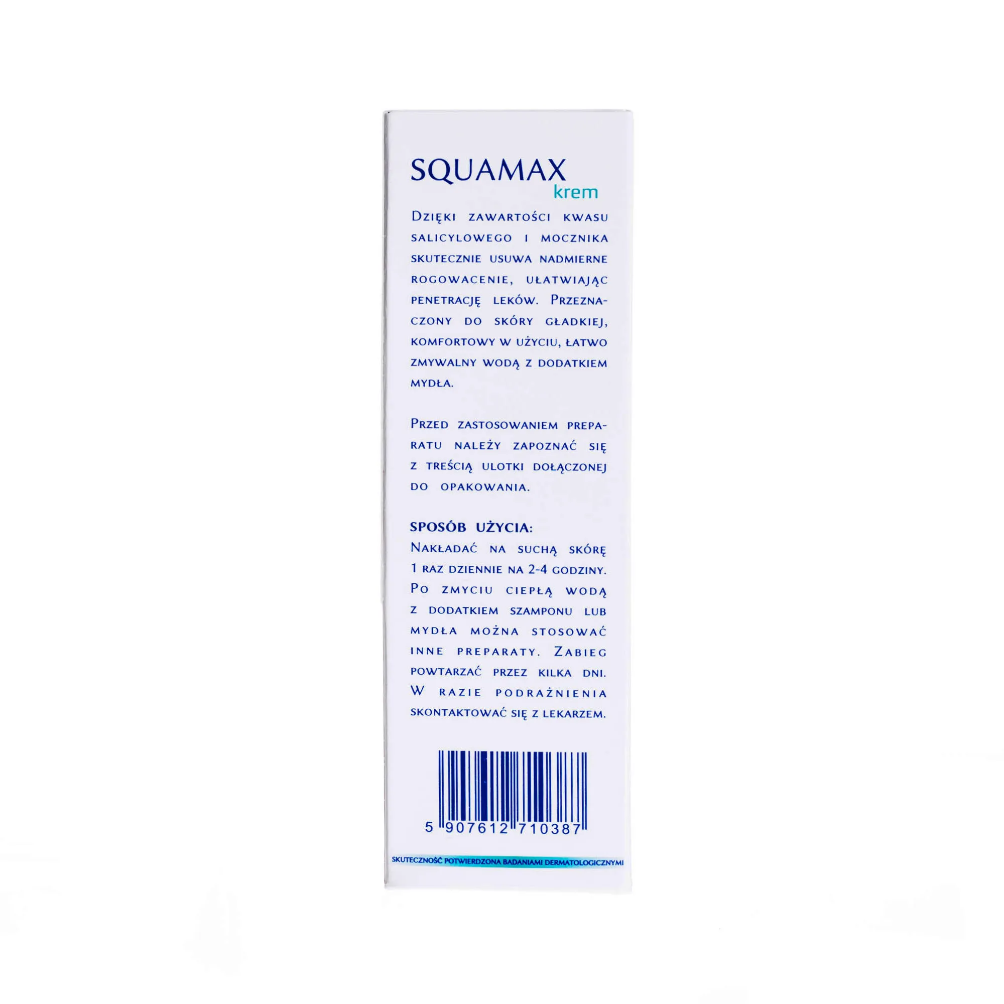 Squamax, krem salicylowo-mocznikowy do stosowania na gładką skórę, 100ml 