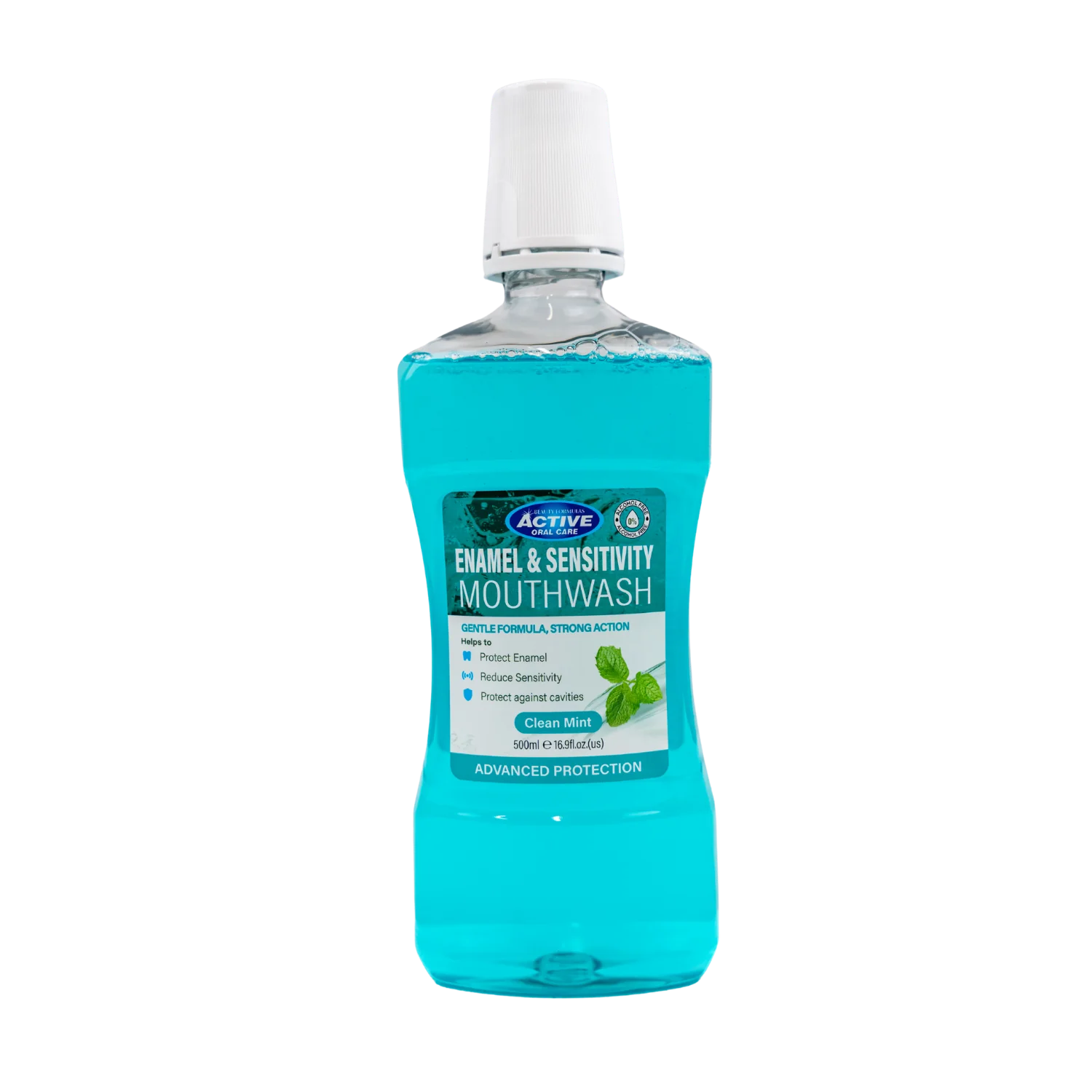 Beauty Formulas ENAMEL & SENSITIVITY PROTECT płyn do płukania jamy ustnej, 500 ml