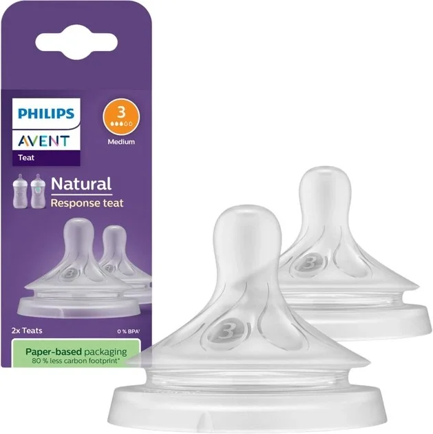 Philips Avent Natural Response smoczek responsywny 1m+ SCY963/02, 2 szt.