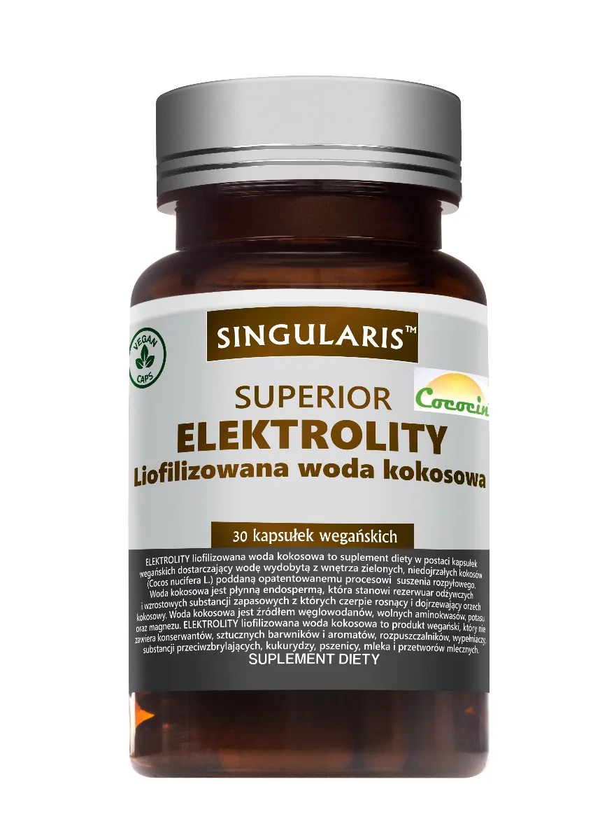 Singularis Superior Elektrolity liofilizowana woda kokosowa, 30 kapsułek