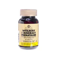 Solgar, witaminy i minerały prenatalne, suplement diety, 60 tabletek