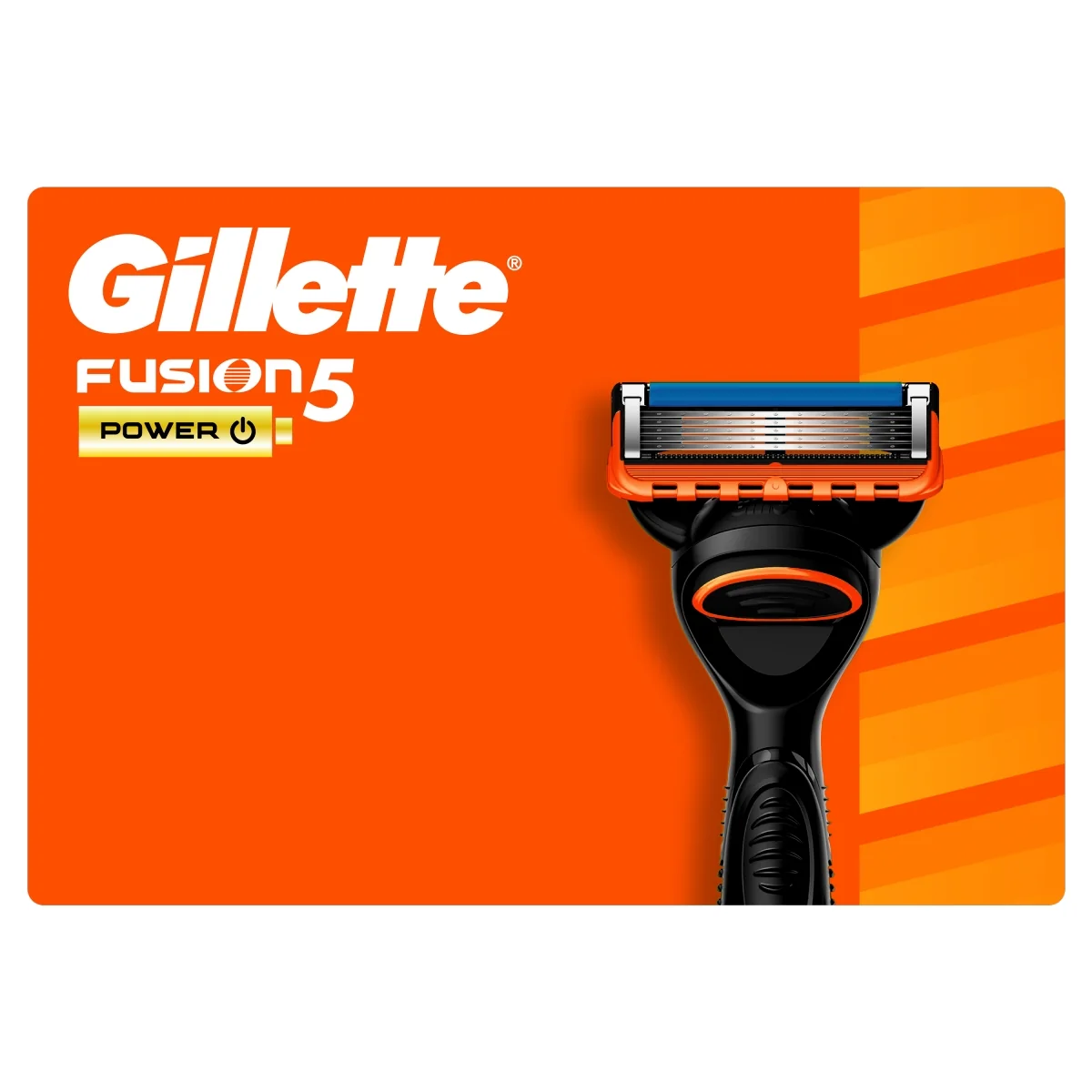 Gillette Fusion5 Power maszynka do golenia dla mężczyzn, 1 maszynka, 10 ostrzy wymiennych