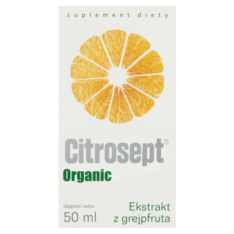 Citrosept Organic Ekstrakt z grejpfruta suplement diety, 50 ml