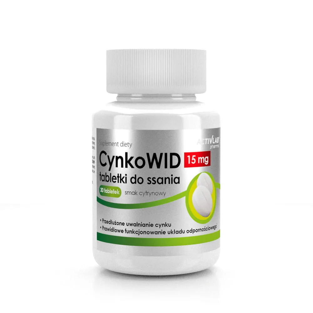 Activlab Pharma CynkoWID 15mg, suplement diety, 30 tabletek do ssania