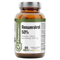 Pharmovit Resweratrol 50%, suplement diety, 60 kapsułek