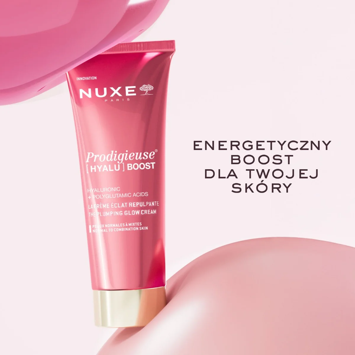 Nuxe Prodigieuse® [Hyalu] Boost bogaty nawilżający krem na dzień, 50 ml