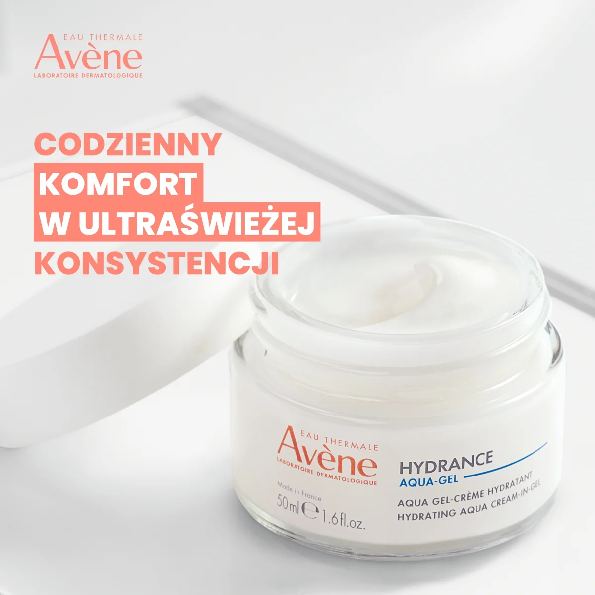 Avène Hydrance Aqua-Gel nawilżający krem-żel, 50 ml