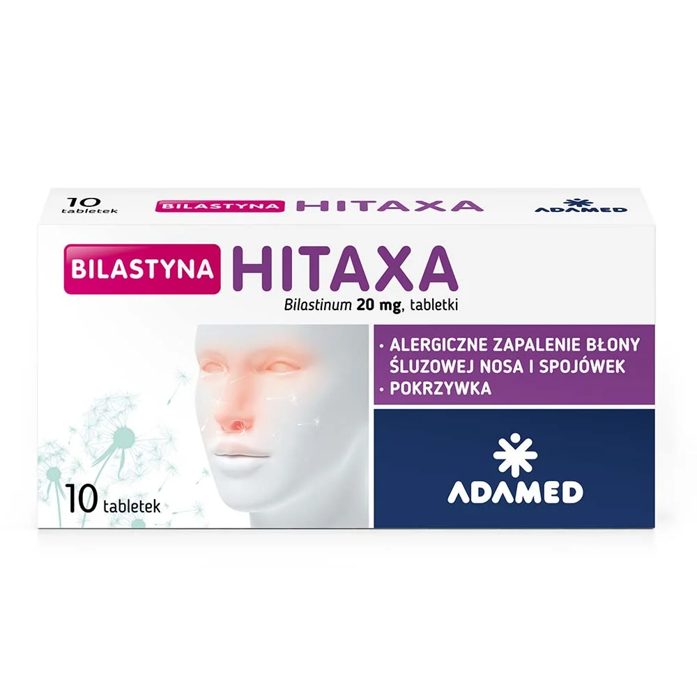 Bilastyna Hitaxa 20 mg 10 tabletek