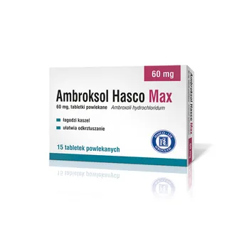 Ambroksol Hasco Max, 60 mg, 15 tabletek powlekanych 