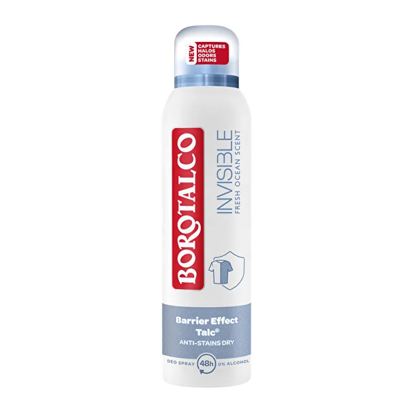 Borotalco Invisible Fresh Ocean Scent dezodorant w sprayu, 150 ml