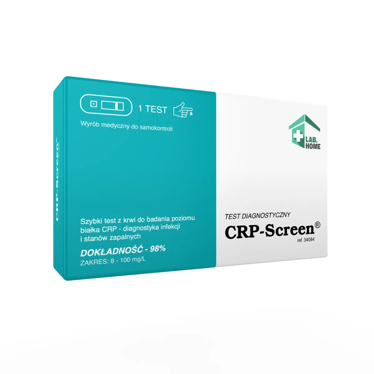 CRP-Screen, ultraczuły test CRP, 1 sztuka