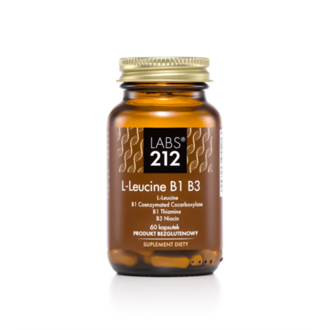 LABS212 L-Leucine B1 B3 60 kapsułek