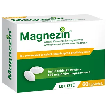Magnezin, 130 mg, 60 tabletek 