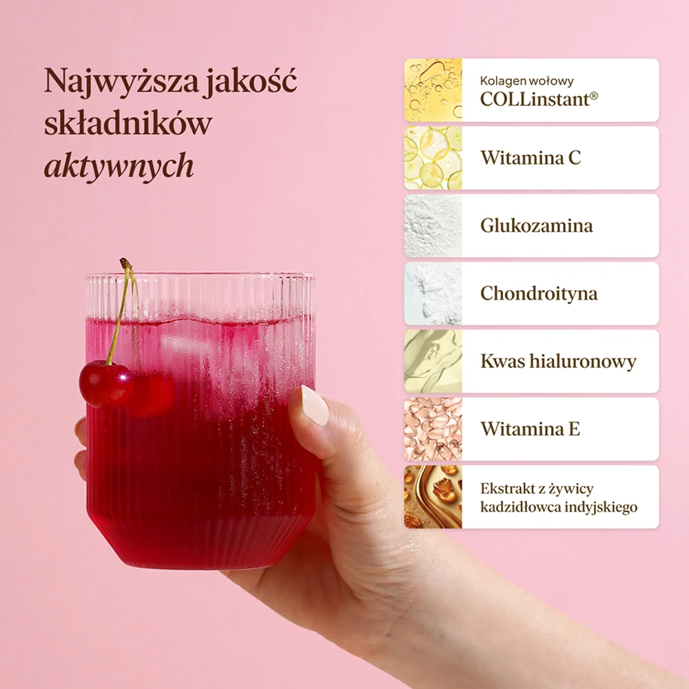 Natu.Care Premium Kolagen Wołowy o smaku wiśni, 30 saszetek