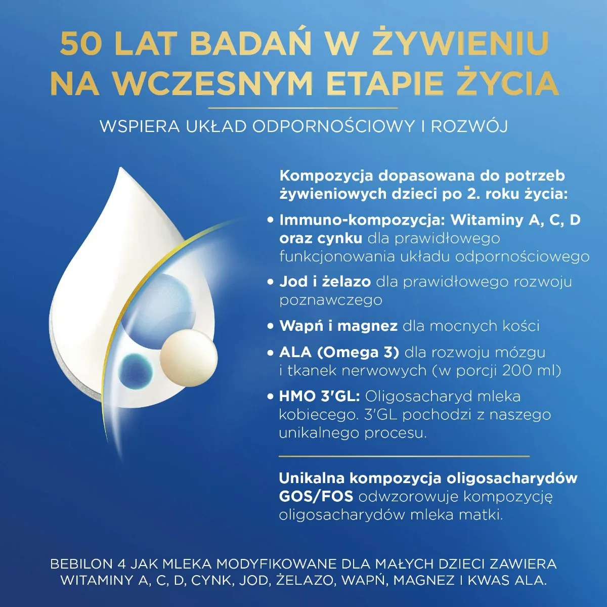 Bebilon Junior z Pronutra+ 4 odżywcza formuła na bazie mleka powyżej 2 roku życia, 800 g