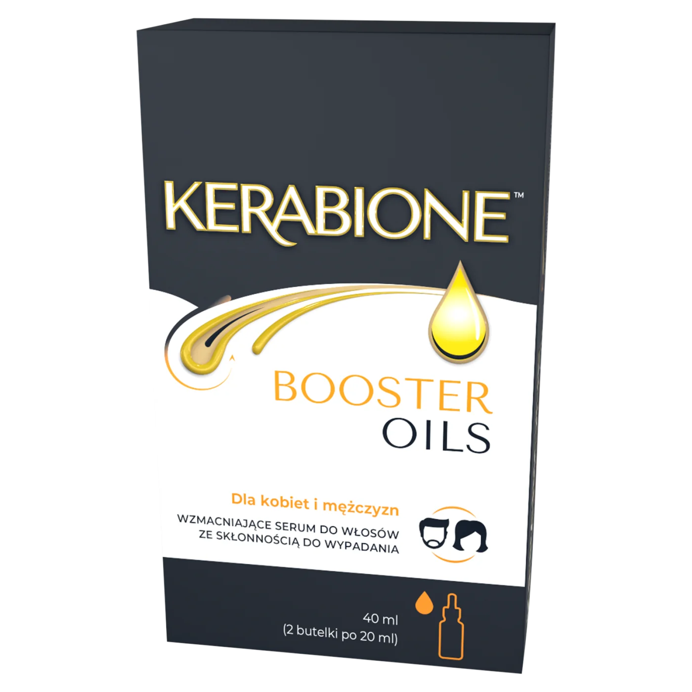 Kerabione™ Booster Oils serum do włosów, 2 x 20 ml